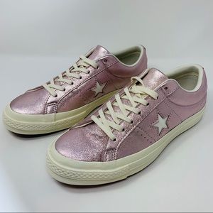 Converse One Star OX Pink Leather Women’s 10